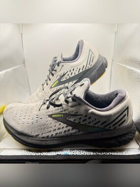Brooks Ghost 13 Run Visible White Men Night Running Shoes 1103481D129